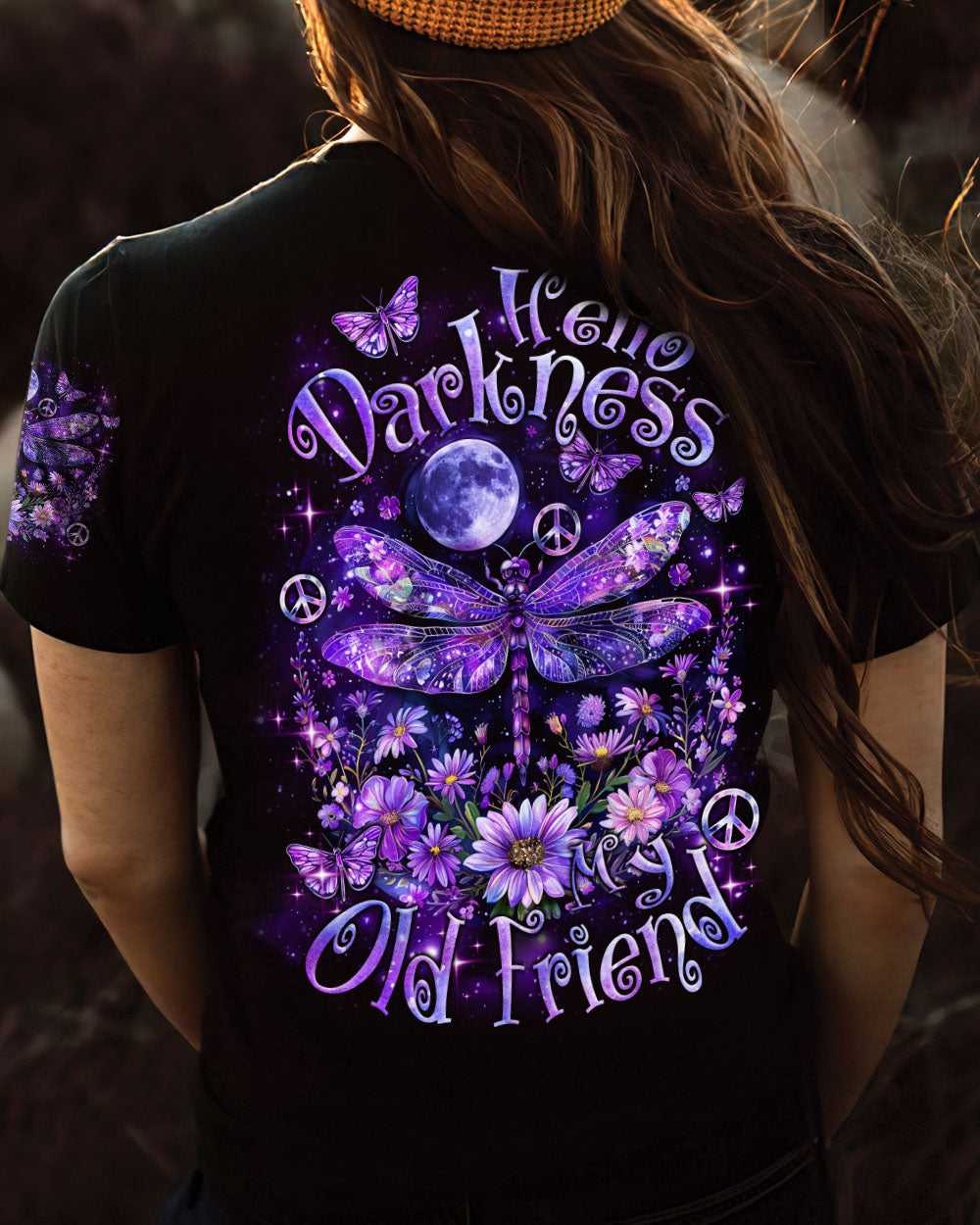 HELLO DARKNESS MY OLD FRIEND DRAGONFLY ALL OVER PRINT - TLNZ0603241