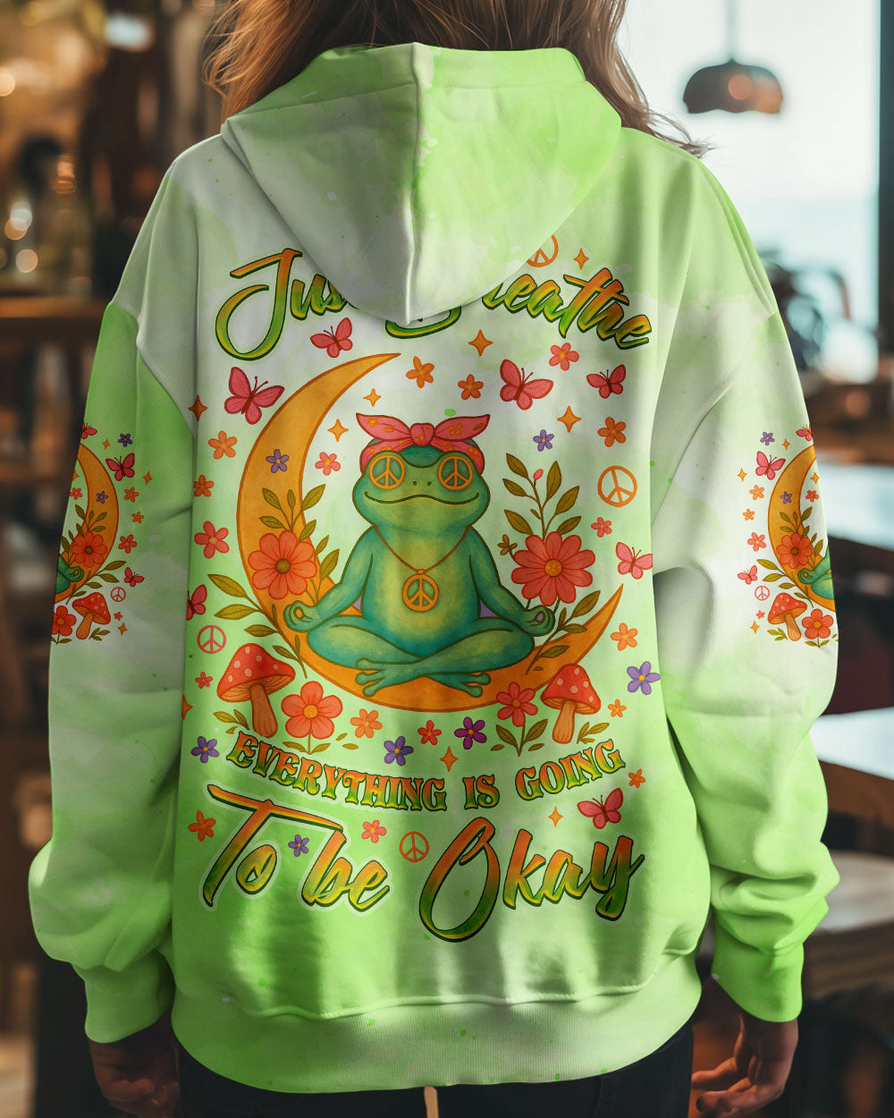 JUST BREATHE FROG ALL OVER PRINT - TLNZ0605253