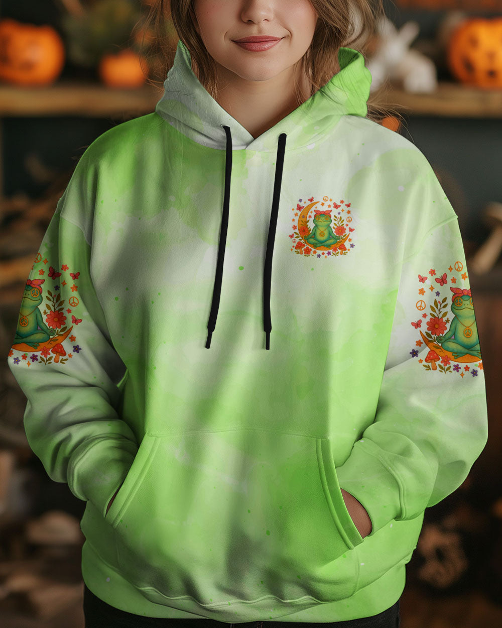 JUST BREATHE FROG ALL OVER PRINT - TLNZ0605253