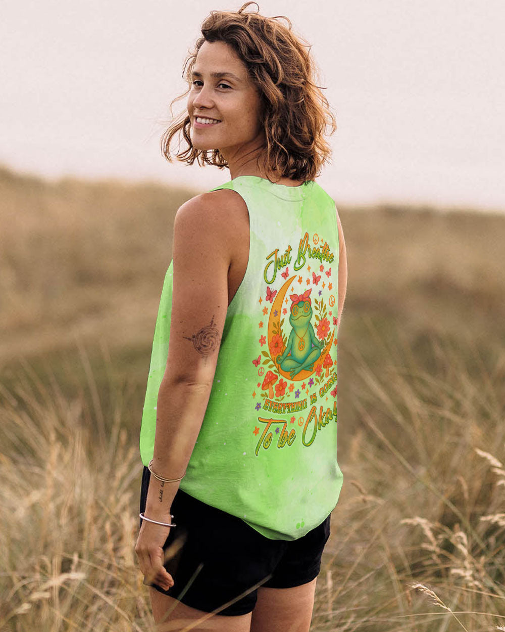 JUST BREATHE FROG ALL OVER PRINT - TLNZ0605253