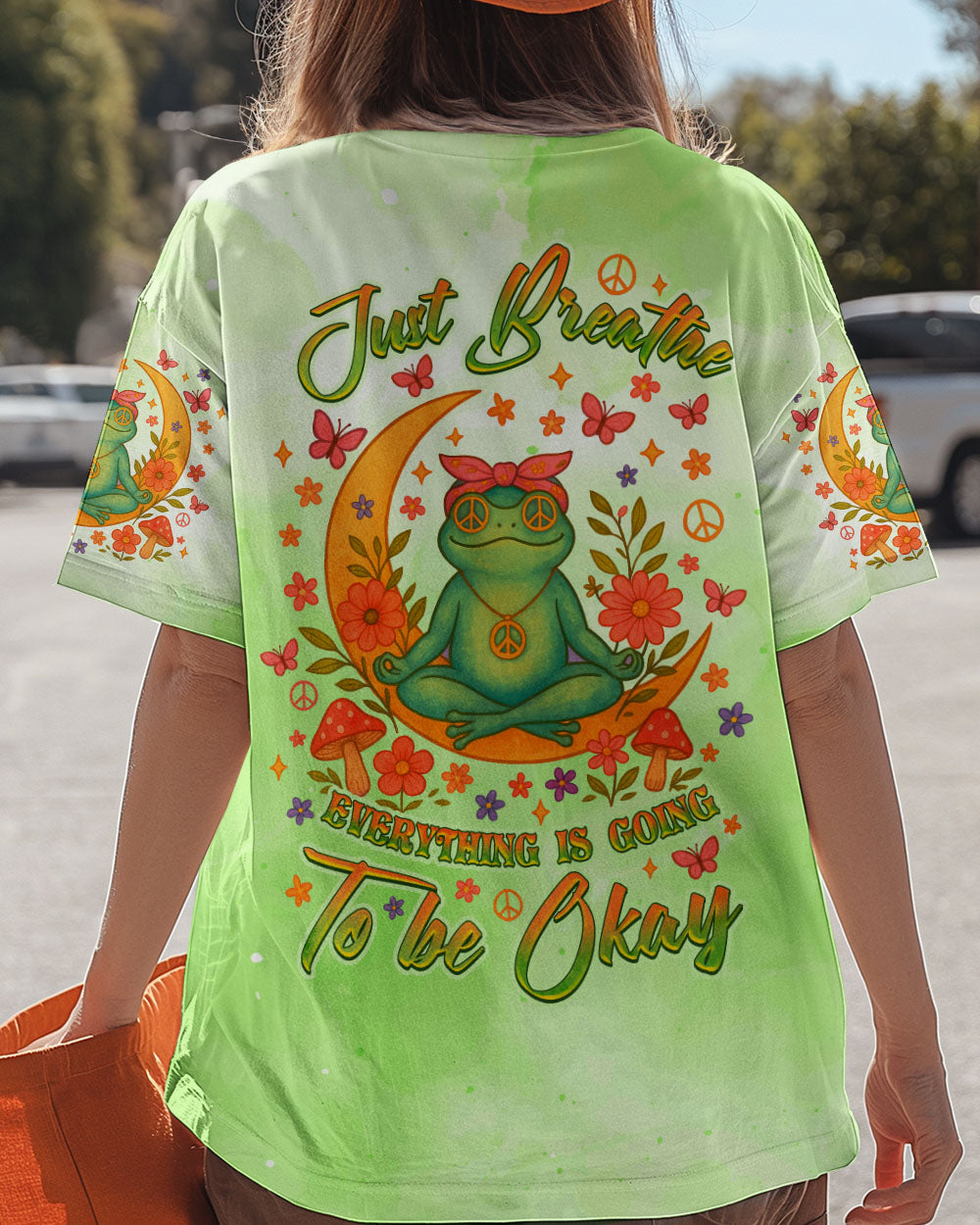 JUST BREATHE FROG ALL OVER PRINT - TLNZ0605253
