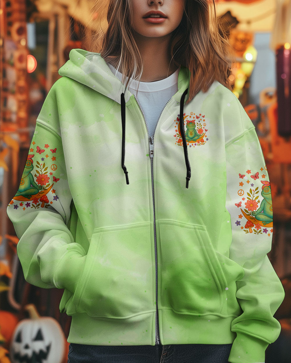 JUST BREATHE FROG ALL OVER PRINT - TLNZ0605253