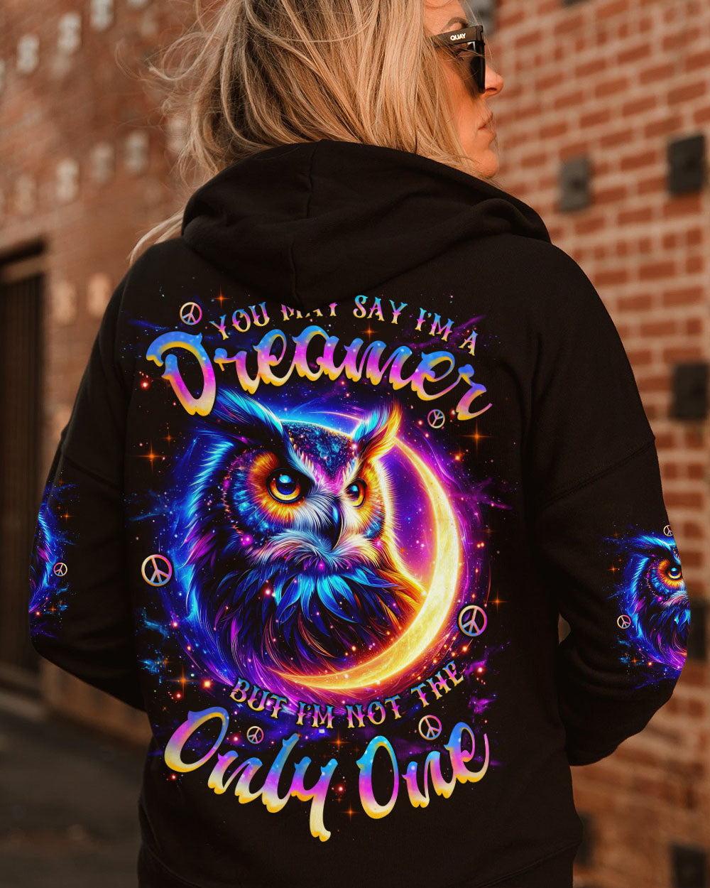 YOU MAY SAY I'M A DREAMER OWL MOON ALL OVER PRINT - TLNZ0609255