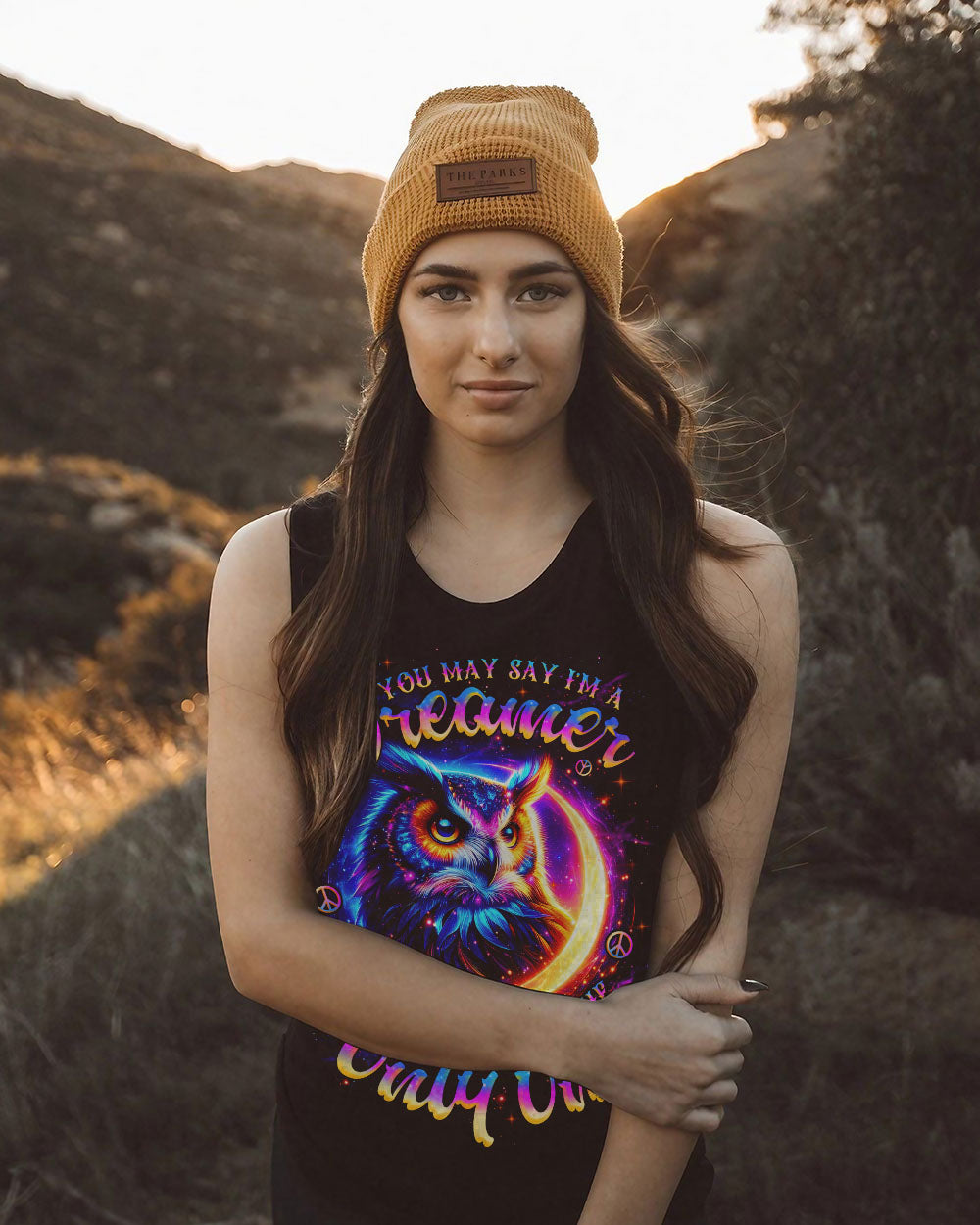 YOU MAY SAY I'M A DREAMER OWL MOON ALL OVER PRINT - TLNZ0609255