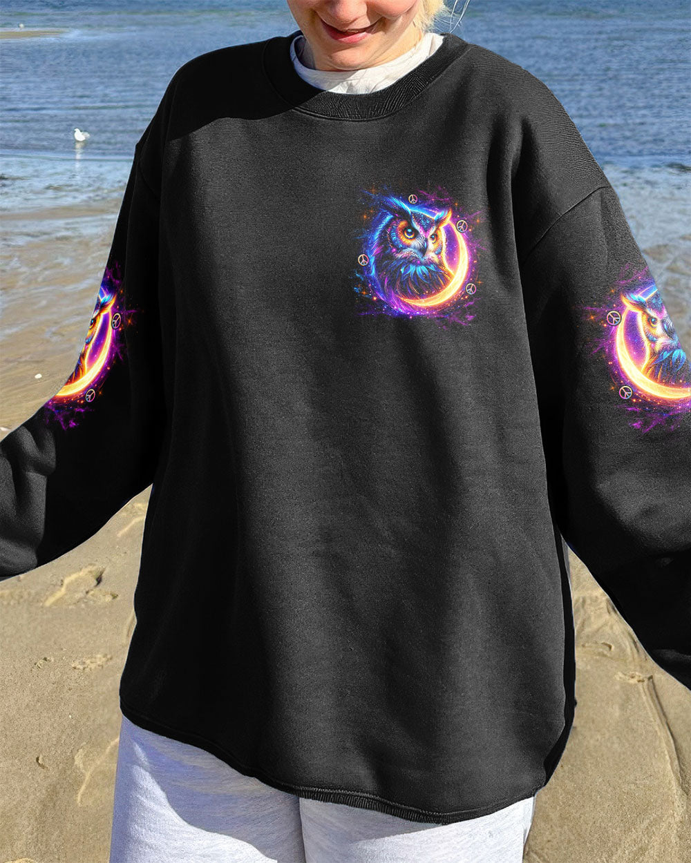 YOU MAY SAY I'M A DREAMER OWL MOON ALL OVER PRINT - TLNZ0609255
