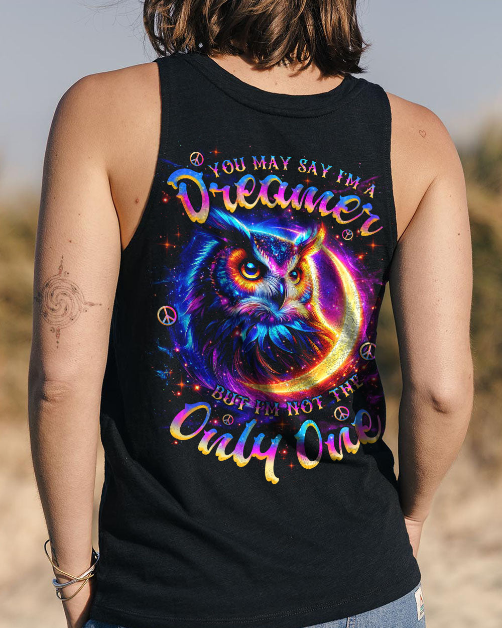 YOU MAY SAY I'M A DREAMER OWL MOON ALL OVER PRINT - TLNZ0609255