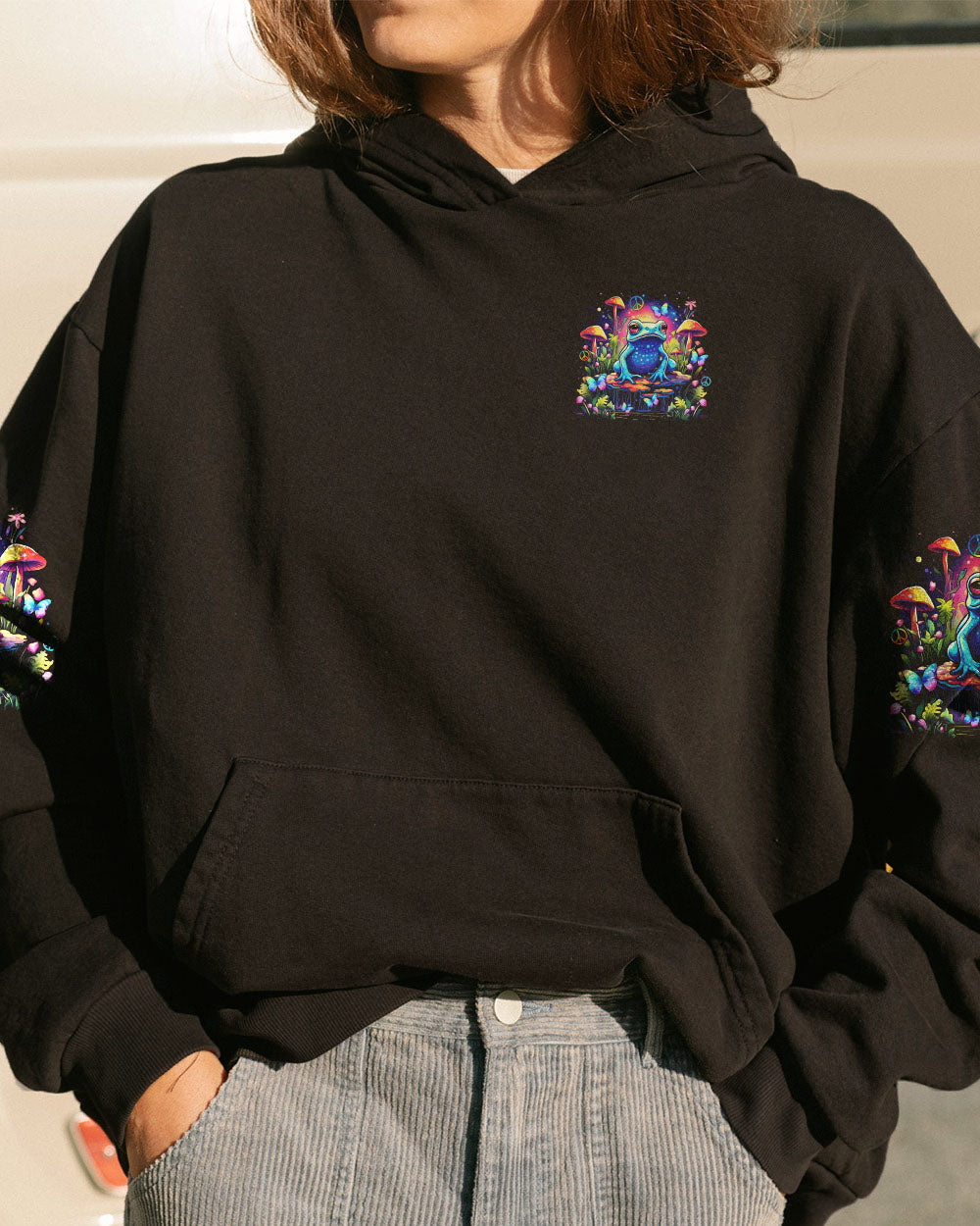 BE YOU THE WORLD WILL ADJUST FROG ALL OVER PRINT - TLNZ0612232