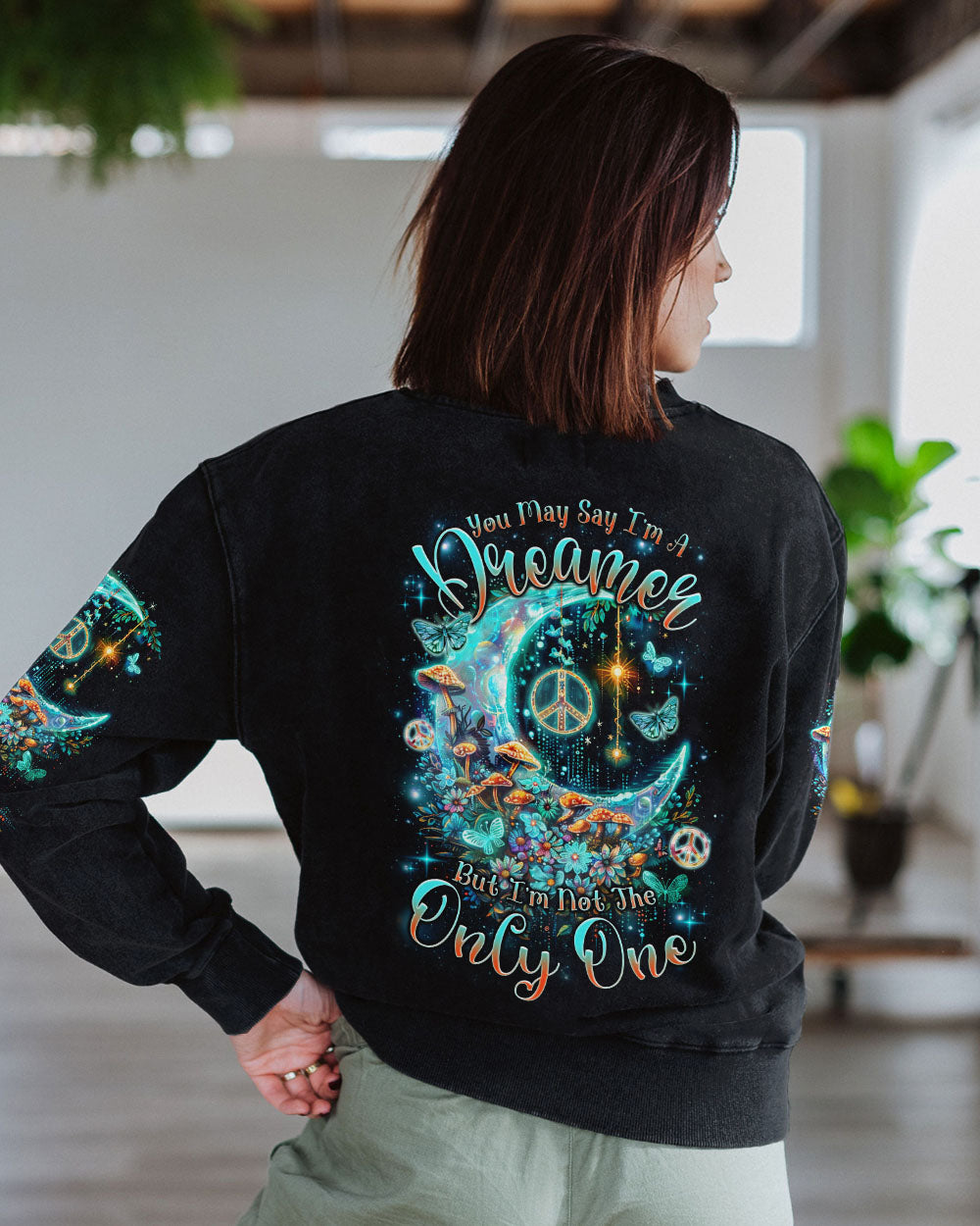 YOU MAY SAY I'M A DREAMER MOON ALL OVER PRINT - TLNZ0703241