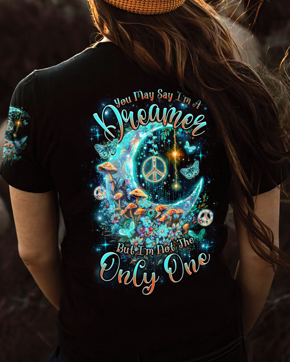 YOU MAY SAY I'M A DREAMER MOON ALL OVER PRINT - TLNZ0703241