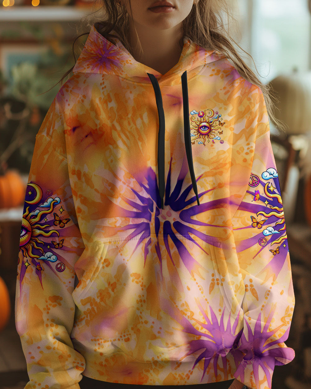 THE EYES ARE USELESS WHEN THE MIND IS BLIND TIE DYE ALL OVER PRINT   - TLNZ0705252
