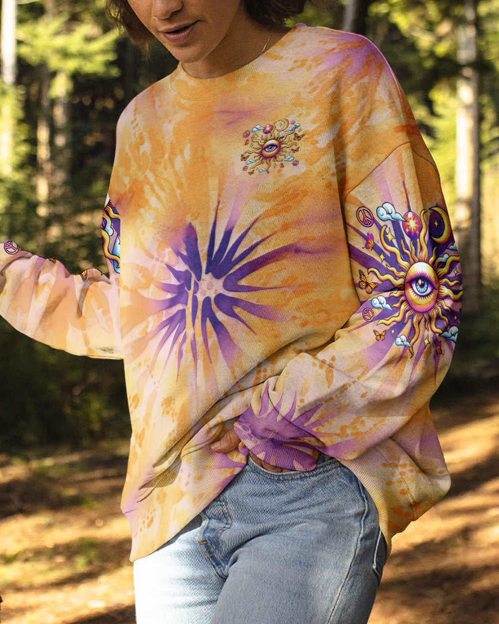 THE EYES ARE USELESS WHEN THE MIND IS BLIND TIE DYE ALL OVER PRINT   - TLNZ0705252