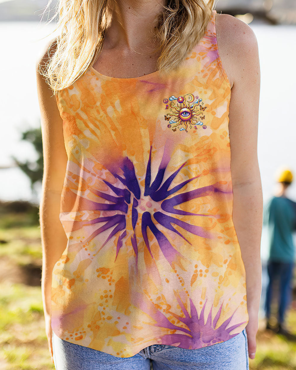 THE EYES ARE USELESS WHEN THE MIND IS BLIND TIE DYE ALL OVER PRINT   - TLNZ0705252