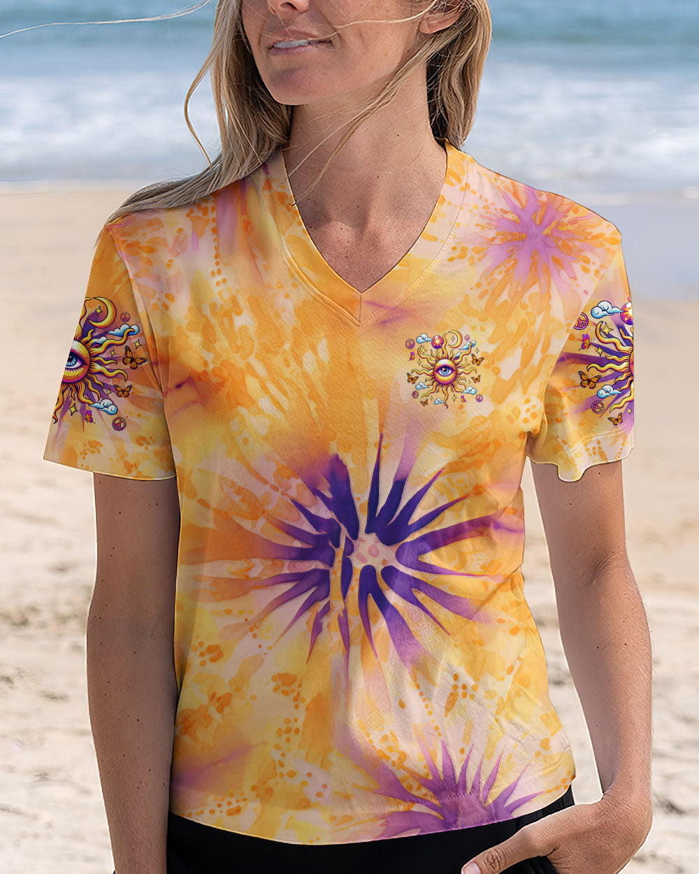 THE EYES ARE USELESS WHEN THE MIND IS BLIND TIE DYE ALL OVER PRINT   - TLNZ0705252