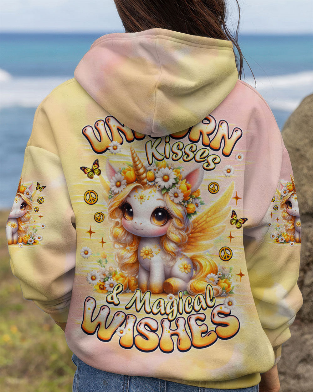 UNICORN KISSES MAGICAL WISHES ALL OVER PRINT - TLNZ0707252