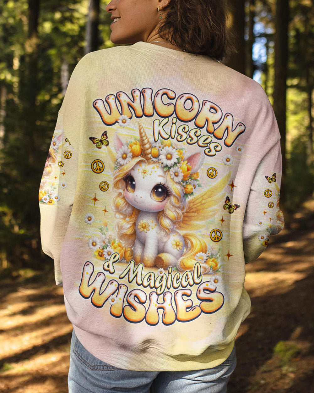 UNICORN KISSES MAGICAL WISHES ALL OVER PRINT - TLNZ0707252
