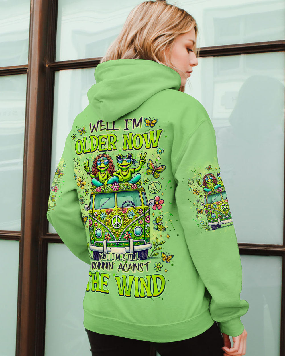 RUNNING AGAINST THE WIND BUS FROG ALL OVER PRINT - TLNZ0711243