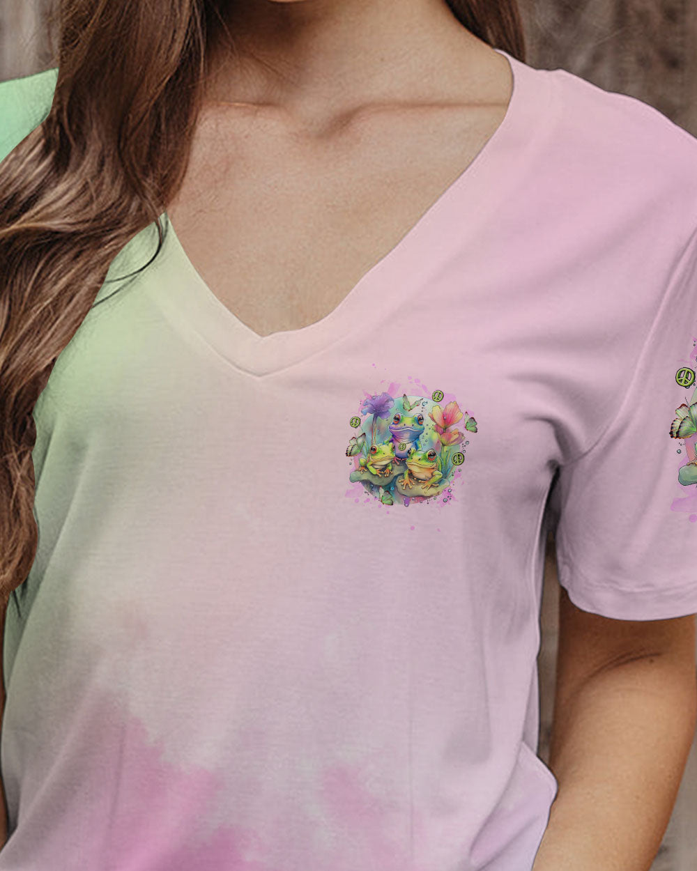 BE YOU THE WORLD WILL ADJUST FROG ALL OVER PRINT - TLNZ0812231