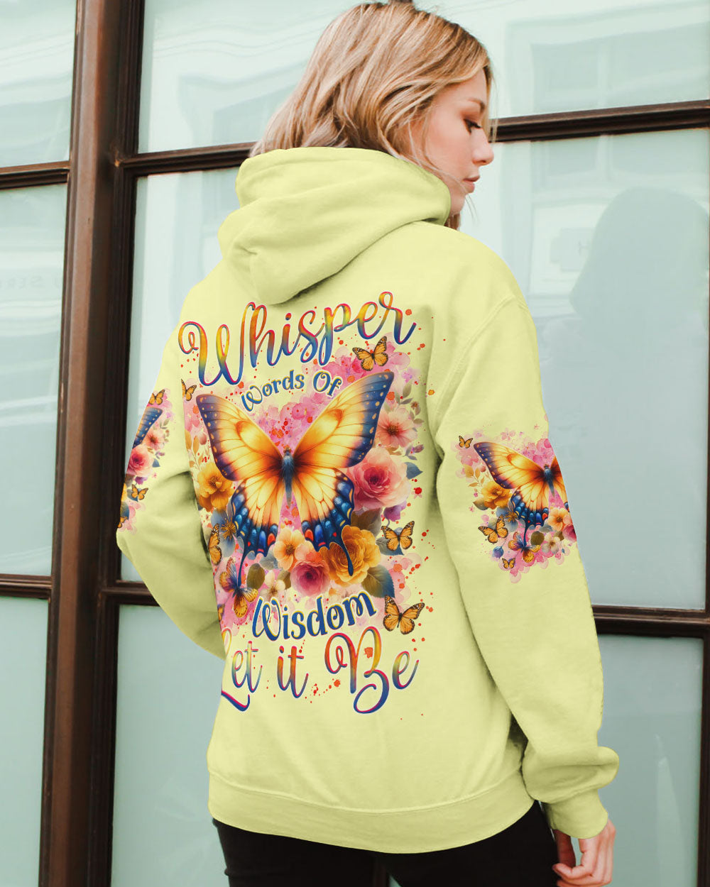 WHISPER WORDS OF WISDOM BUTTERFLY ALL OVER PRINT - TLNZ0907244