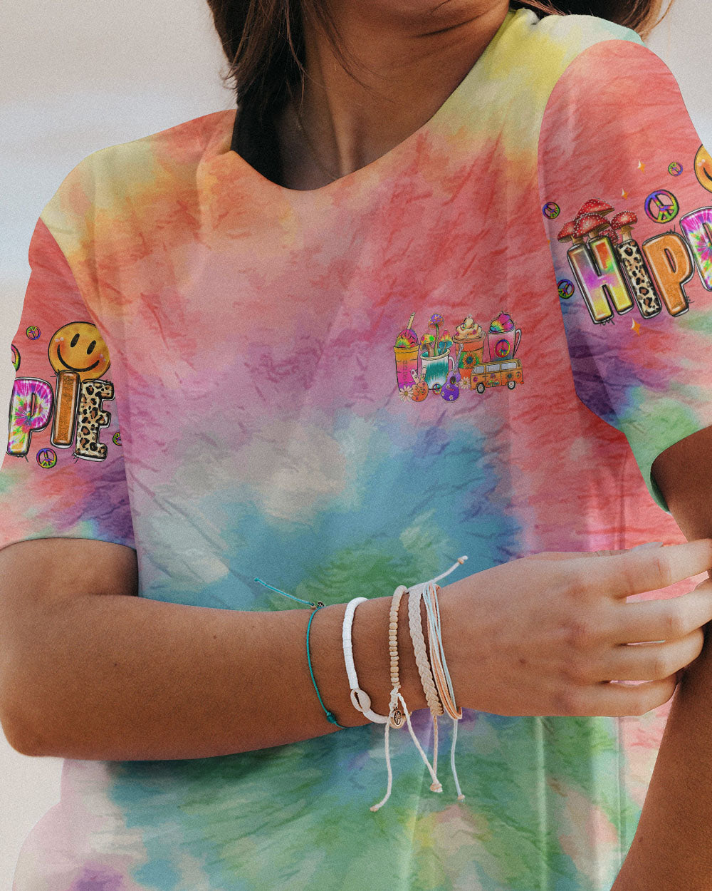 DON'T WORRY BE HIPPIE ALL OVER PRINT - TLNZ0908232