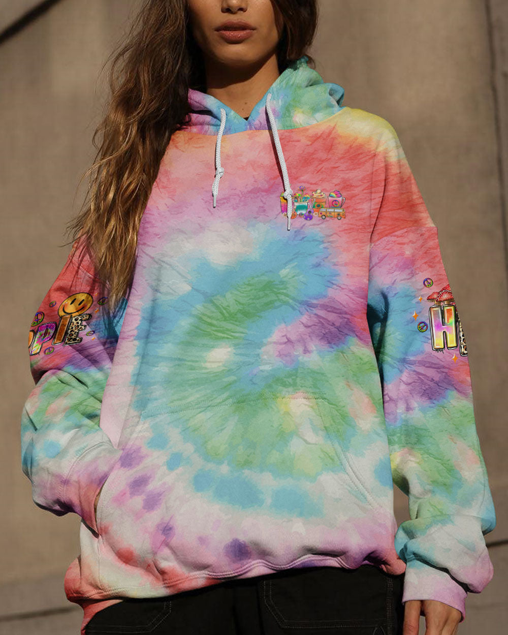 DON'T WORRY BE HIPPIE ALL OVER PRINT - TLNZ0908232