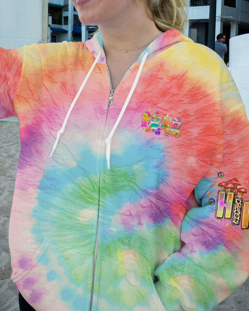DON'T WORRY BE HIPPIE ALL OVER PRINT - TLNZ0908232
