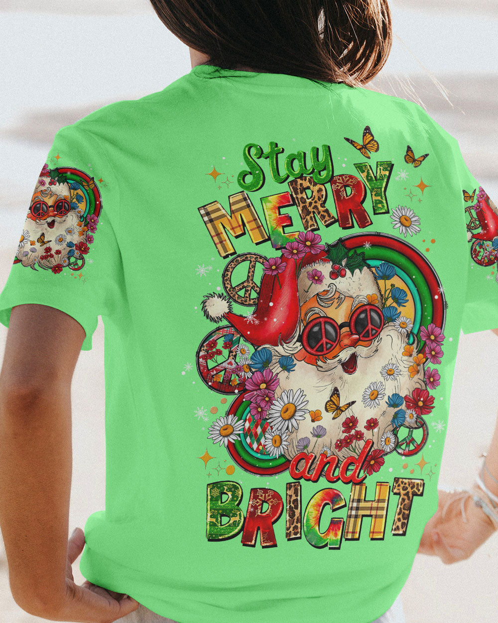 STAY MERRY AND BRIGHT CHRISTMAS ALL OVER PRINT - TLNZ0909233