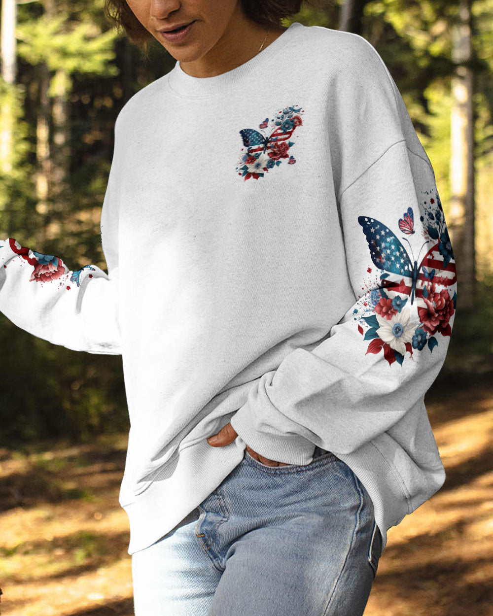 I BELIEVE THERE ARE ANGELS AMONG US BUTTERFLY FLAG ALL OVER PRINT - TLNZ1007232