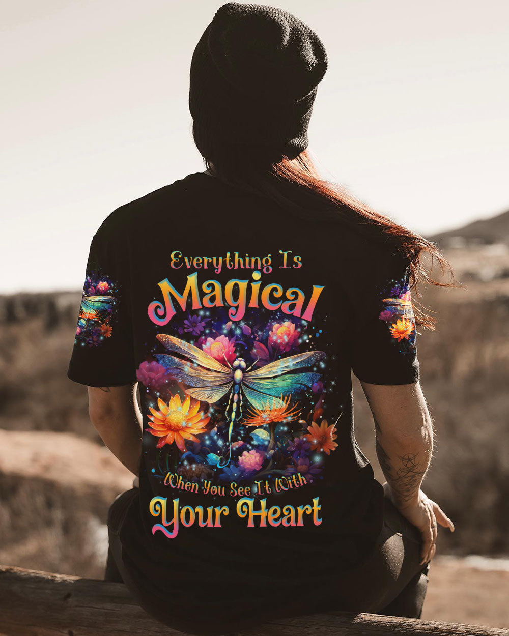 EVERYTHING IS MAGICAL DRAGONFLY ALL OVER PRINT - TLNZ1008231