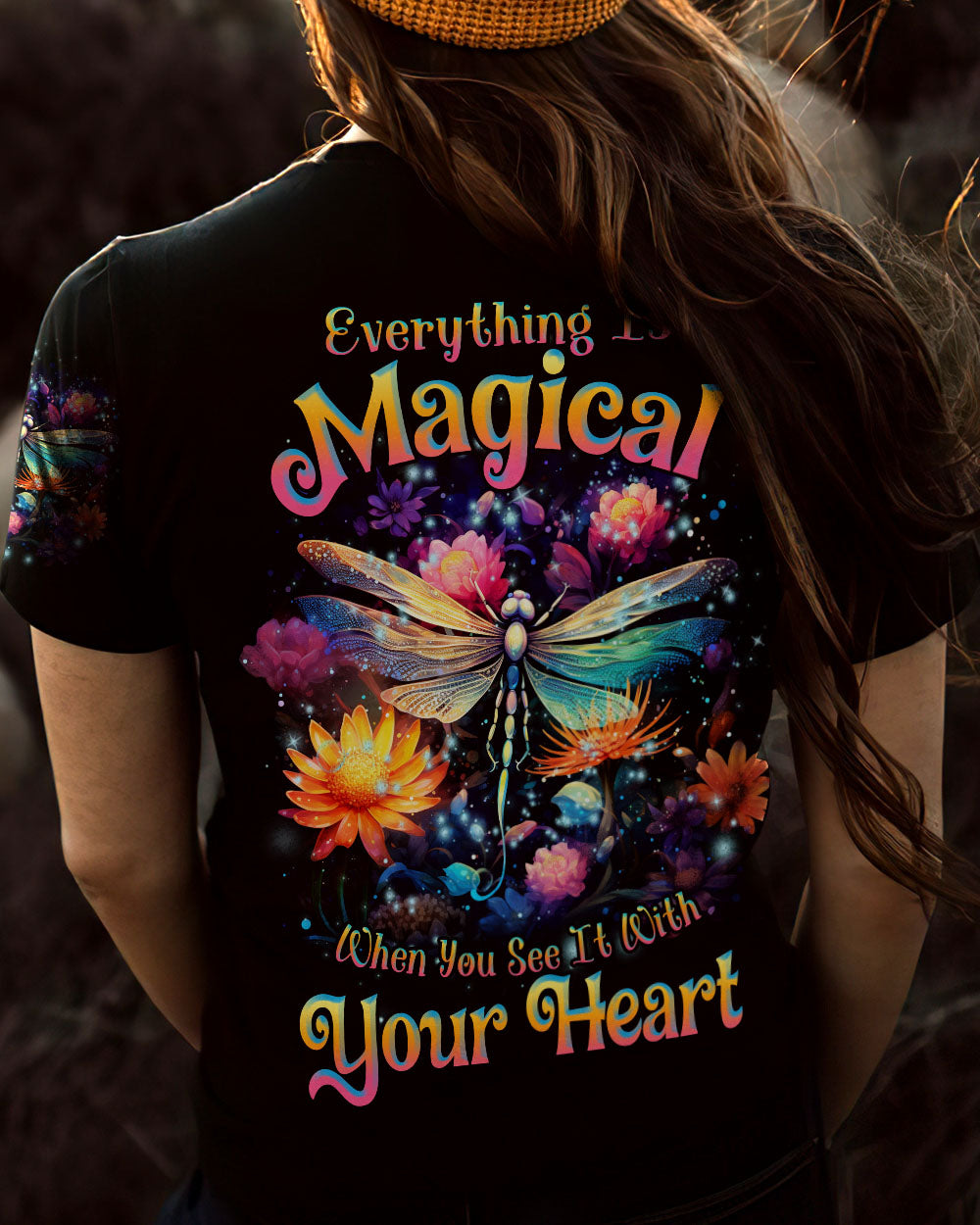 EVERYTHING IS MAGICAL DRAGONFLY ALL OVER PRINT - TLNZ1008231