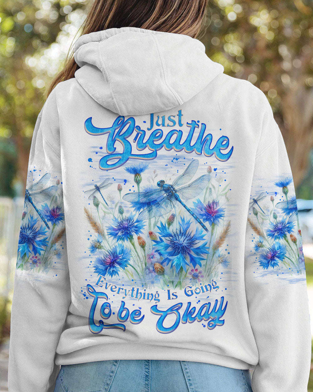 JUST BREATHE DRAGONFLY ALL OVER PRINT - TLNZ1008242