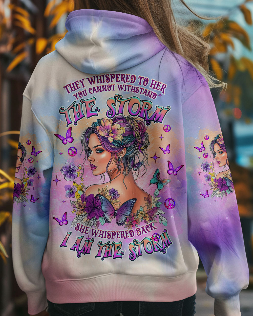 I AM THE STORM HIPPIE GIRL ALL OVER PRINT - TLNZ1103254