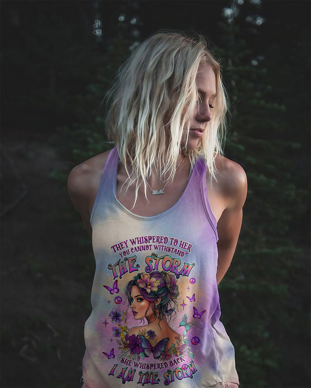 I AM THE STORM HIPPIE GIRL ALL OVER PRINT - TLNZ1103254