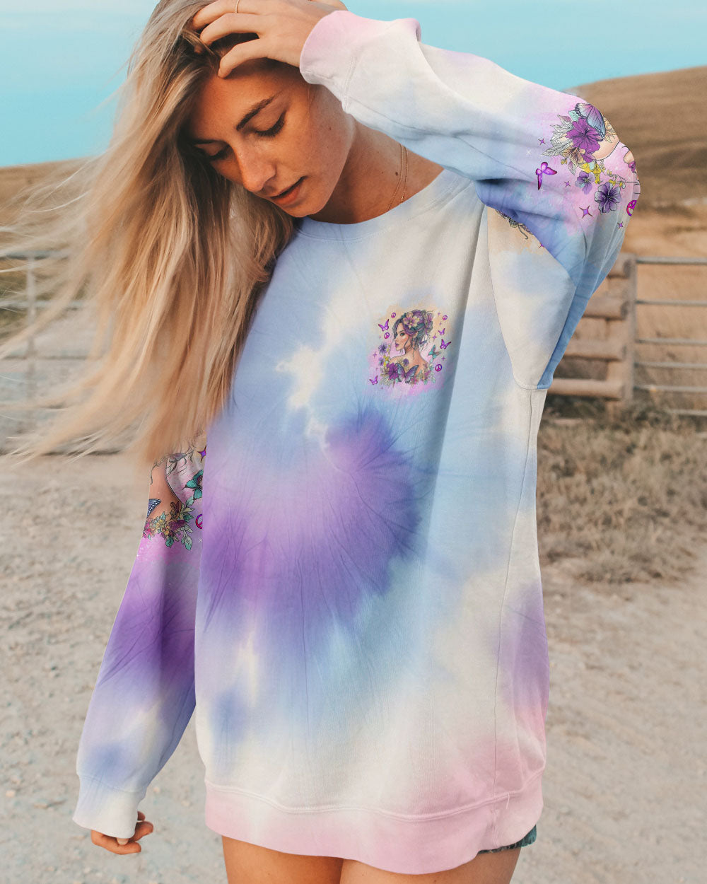 I AM THE STORM HIPPIE GIRL ALL OVER PRINT - TLNZ1103254