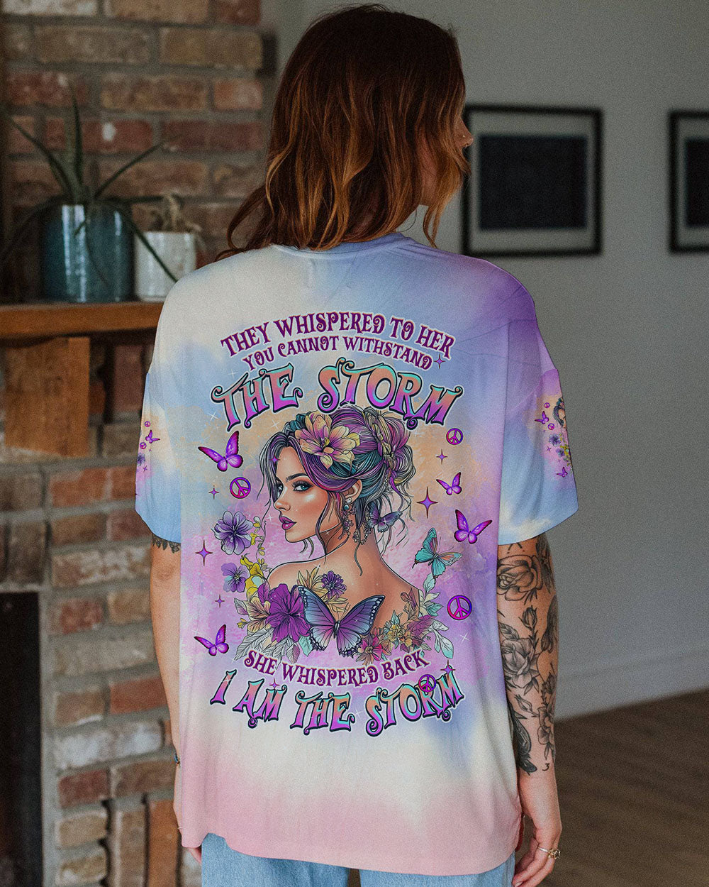 I AM THE STORM HIPPIE GIRL ALL OVER PRINT - TLNZ1103254