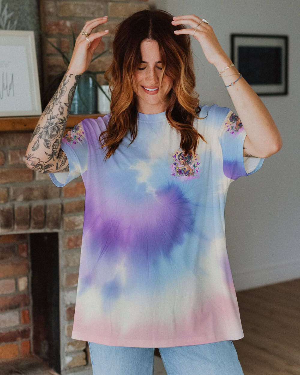 I AM THE STORM HIPPIE GIRL ALL OVER PRINT - TLNZ1103254