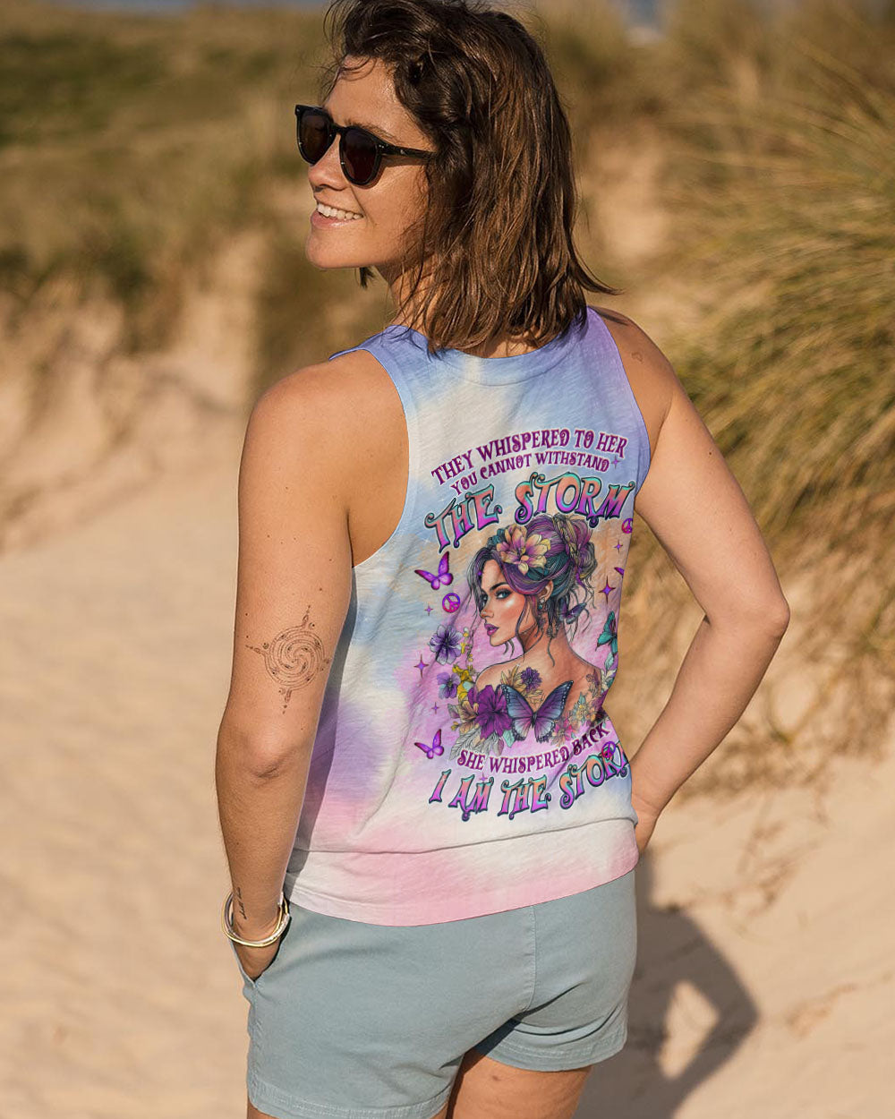 I AM THE STORM HIPPIE GIRL ALL OVER PRINT - TLNZ1103254