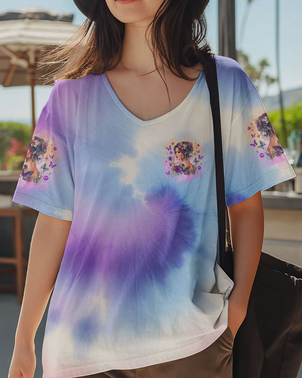I AM THE STORM HIPPIE GIRL ALL OVER PRINT - TLNZ1103254