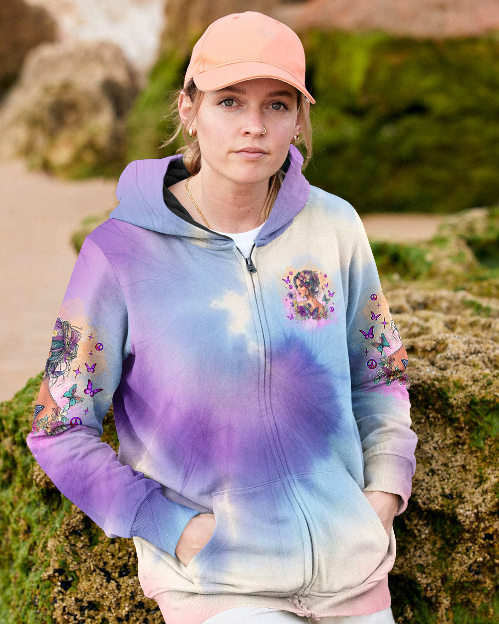 I AM THE STORM HIPPIE GIRL ALL OVER PRINT - TLNZ1103254