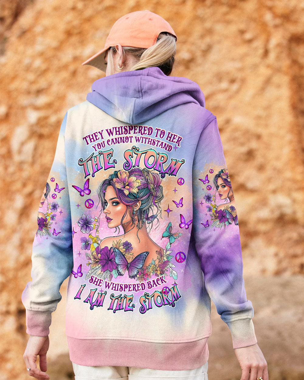 I AM THE STORM HIPPIE GIRL ALL OVER PRINT - TLNZ1103254