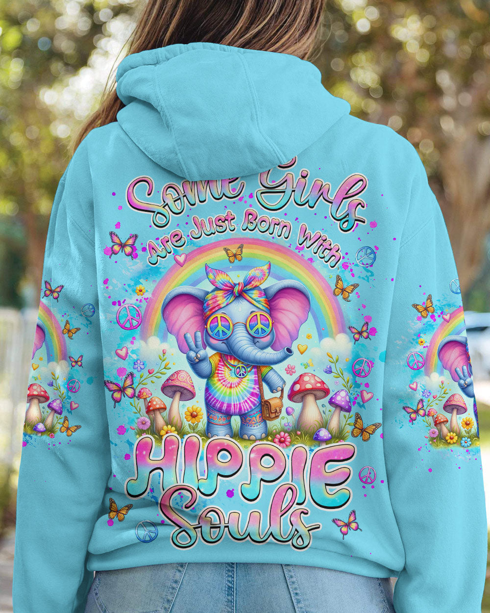 SOME GIRLS ARE JUST BORN ELEPHANT ALL OVER PRINT - TLNZ1106244