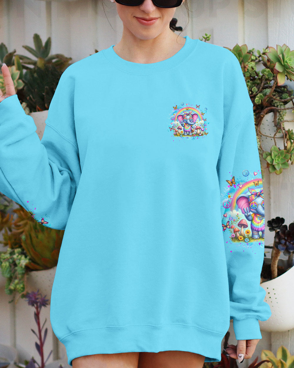 SOME GIRLS ARE JUST BORN ELEPHANT ALL OVER PRINT - TLNZ1106244