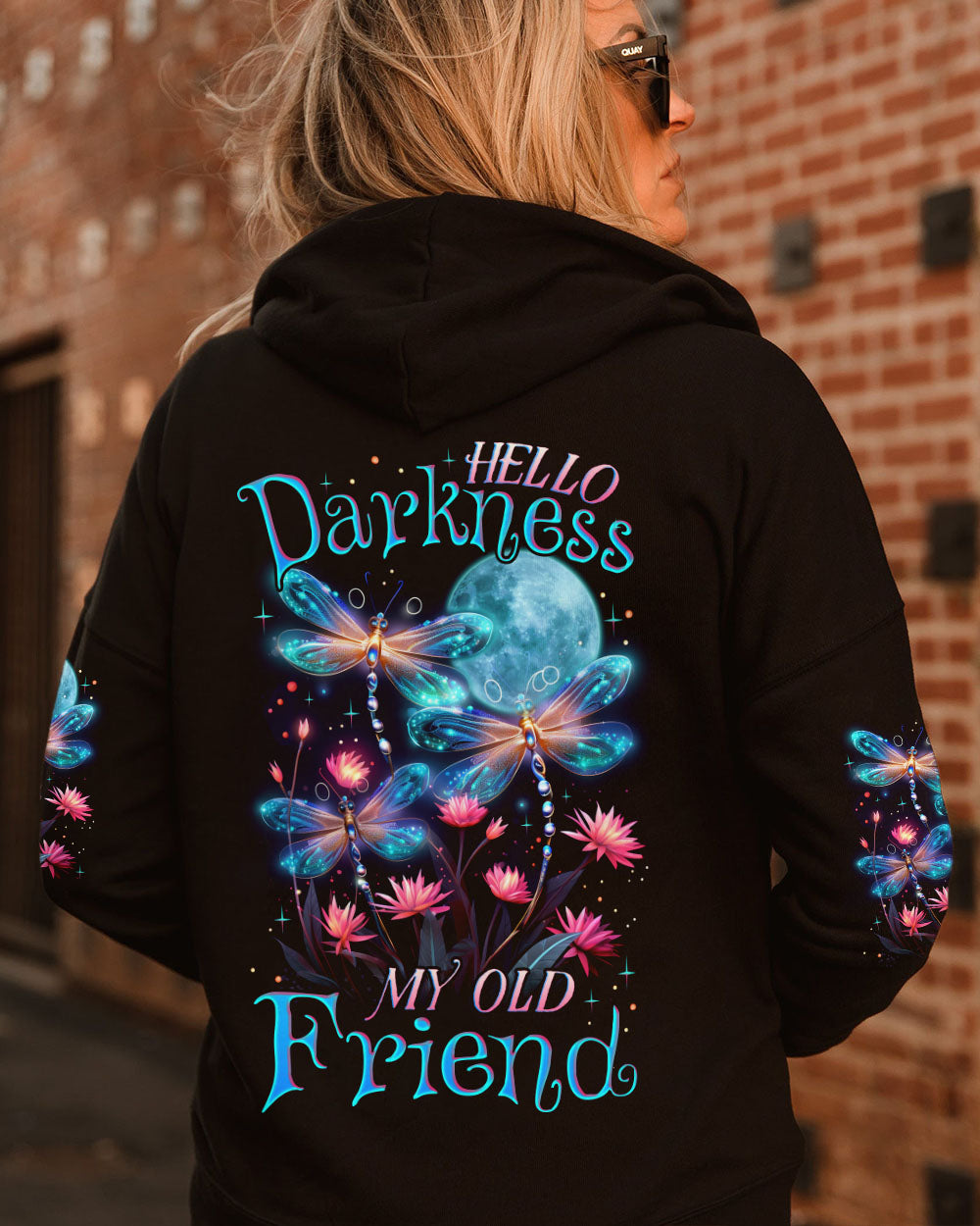 HELLO DARKNESS MY OLD FRIEND DRAGONFLY ALL OVER PRINT - TLNZ1107233