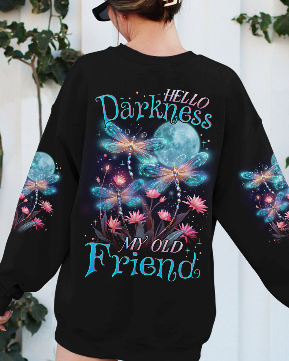 HELLO DARKNESS MY OLD FRIEND DRAGONFLY ALL OVER PRINT - TLNZ1107233