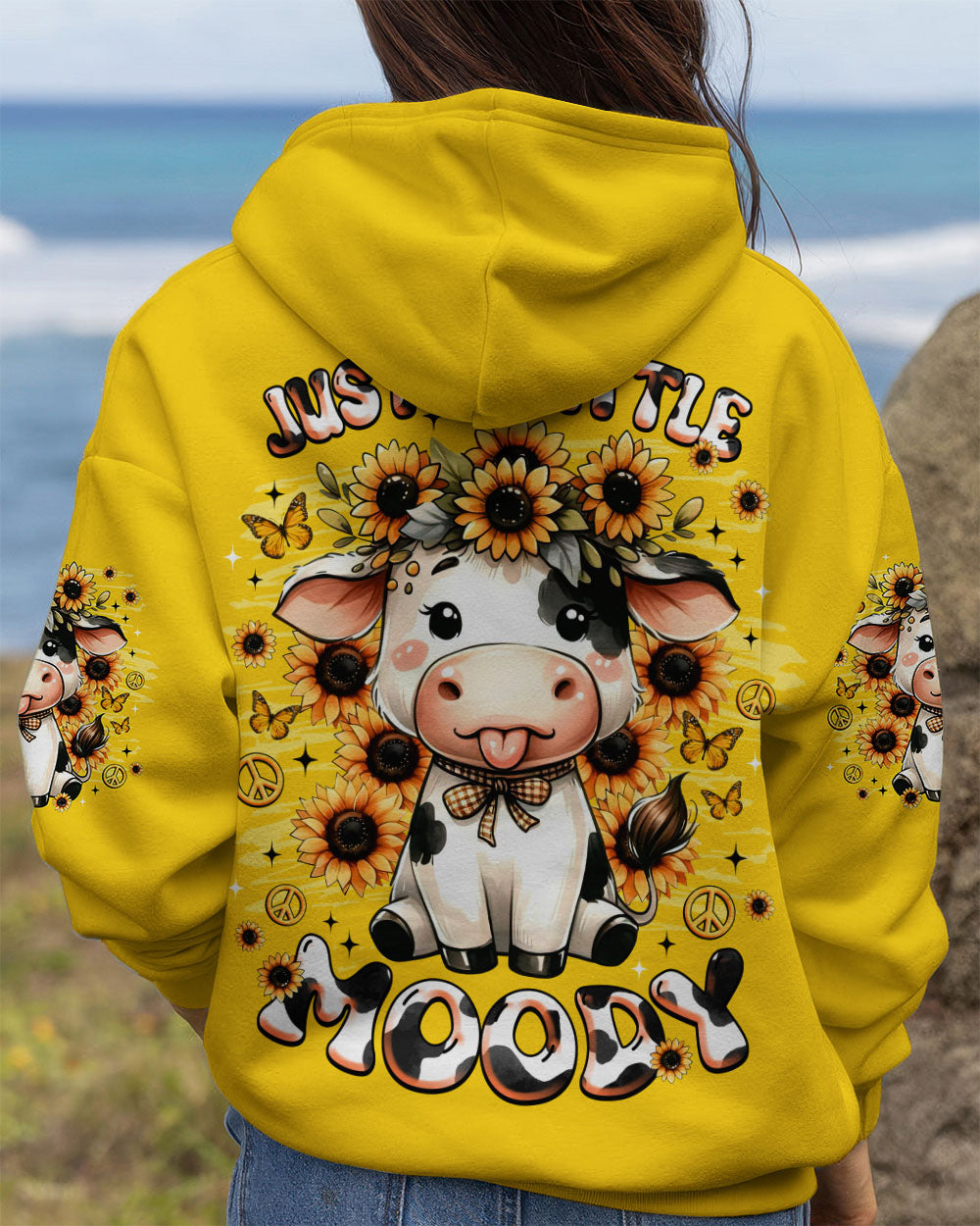 JUST A LITTLE MOODY COW ALL OVER PRINT - TLNZ1108253