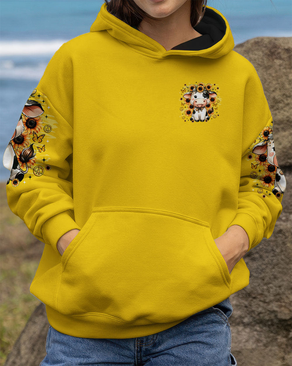 JUST A LITTLE MOODY COW ALL OVER PRINT - TLNZ1108253