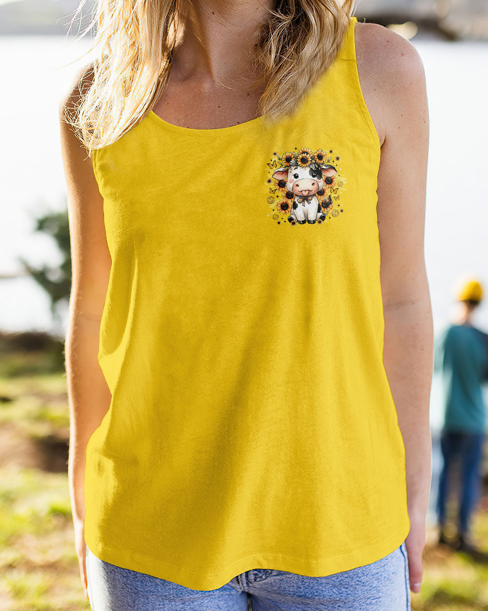 JUST A LITTLE MOODY COW ALL OVER PRINT - TLNZ1108253