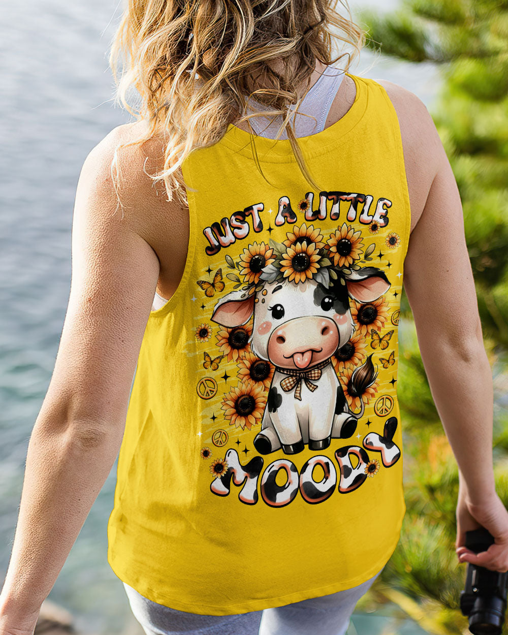 JUST A LITTLE MOODY COW ALL OVER PRINT - TLNZ1108253