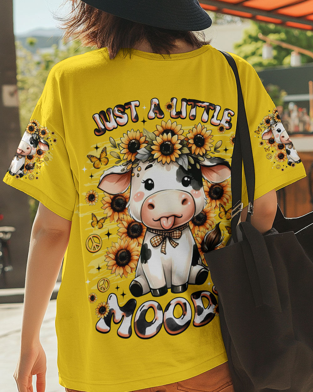 JUST A LITTLE MOODY COW ALL OVER PRINT - TLNZ1108253