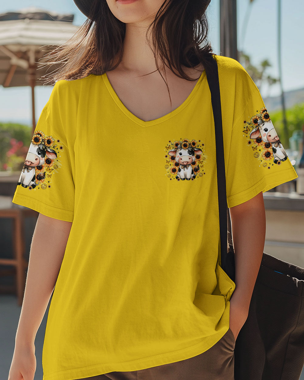 JUST A LITTLE MOODY COW ALL OVER PRINT - TLNZ1108253
