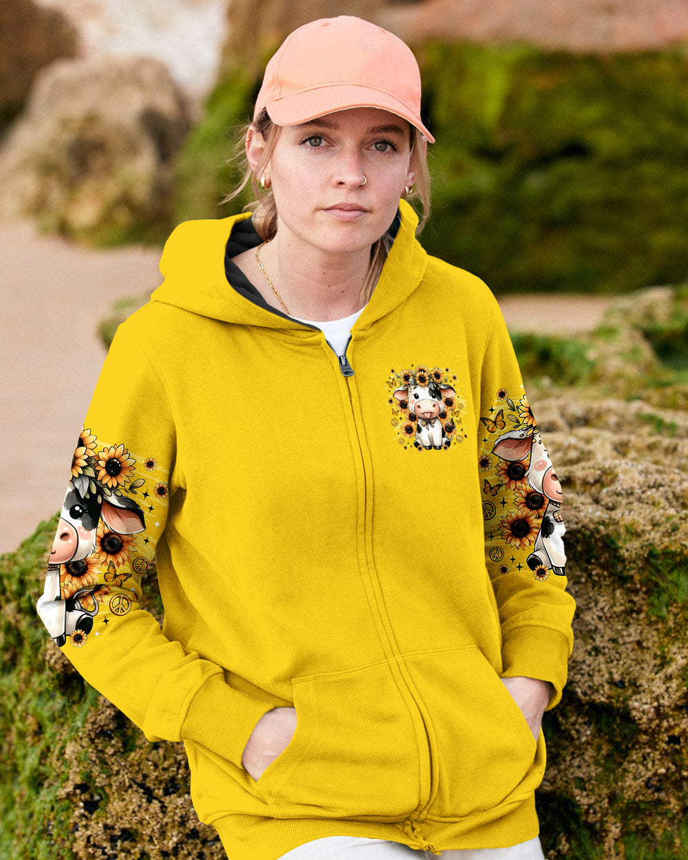 JUST A LITTLE MOODY COW ALL OVER PRINT - TLNZ1108253